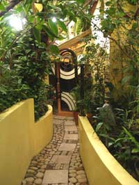 Walkway Inside Casa Isabel